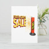 Fireworks Sale Kaart (Staand voorkant)
