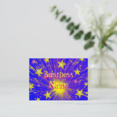 Fireworks-sjabloon voor visitekaartje (Staand voorkant)