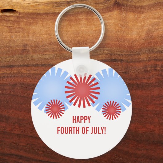 Fireworks-Sleutelhanger Retro Sleutelhanger (Voorkant)