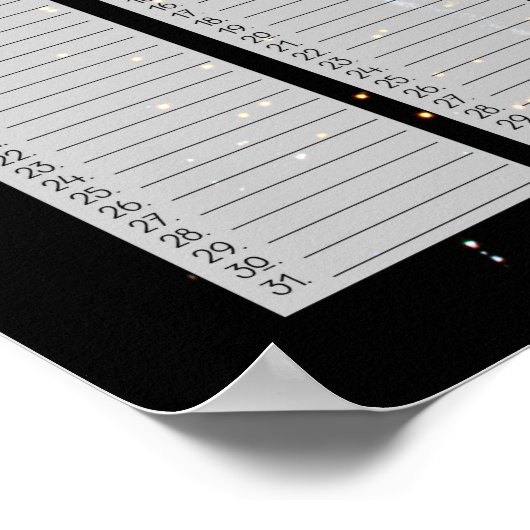 Fireworks Special Days om agenda te onthouden Poster (Hoek)