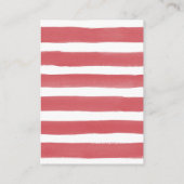 Fireworks Stars en Stripes Books for Baby shower Informatiekaartje (Achterkant)