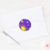 Fireworks sticker-ronde ronde sticker (Envelop)