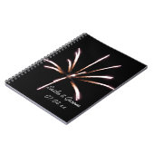 Fireworks Summer Wedding Notitieboek (Linkerzijde)