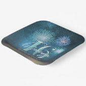 Fireworks Sweet 16 Blauwgroen ID984 Papieren Bordje (Gebogen)