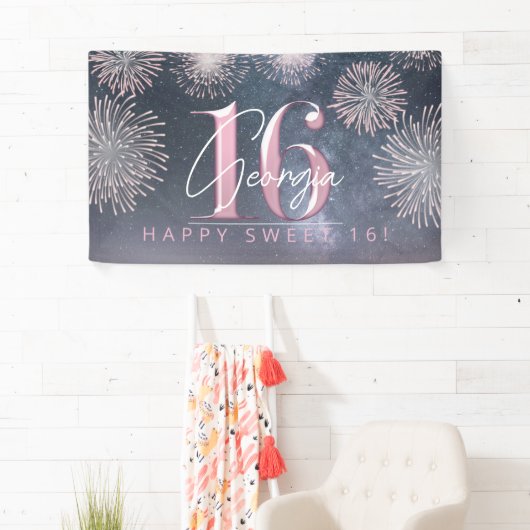 Fireworks Sweet 16 Midnight Blush ID984 Spandoek (Insitu)
