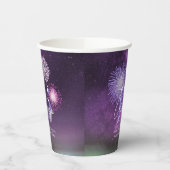 Fireworks Sweet 16 Paarse ID984 Papieren Bekers (Links)