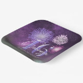 Fireworks Sweet 16 Paarse ID984 Papieren Bordje (Gebogen)