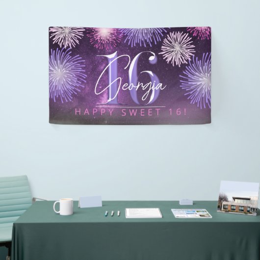 Fireworks Sweet 16 Paarse ID984 Spandoek (Beurs)