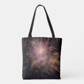 Fireworks-tassen Tote Bag (Achterkant)