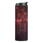 Fireworks Thermal Tumbler Thermosbeker (Gedraaid links)
