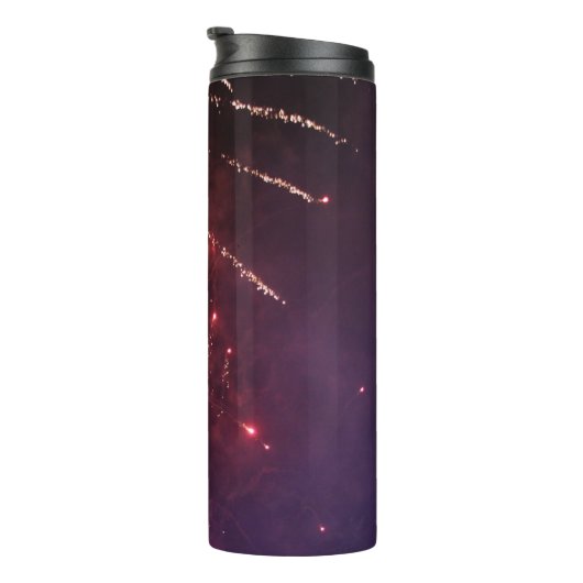 Fireworks Thermal Tumbler Thermosbeker (Geroteerd rechts)