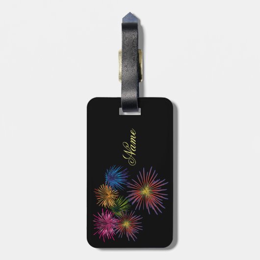 Fireworks Thunder_Cove exploiteren Bagagelabel (Achterkant verticaal)