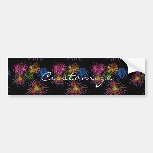 Fireworks Thunder_Cove exploiteren Bumpersticker (Voorkant)