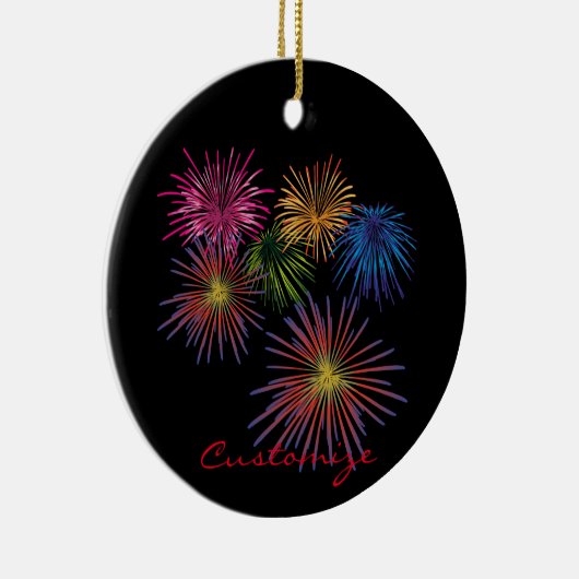 Fireworks Thunder_Cove exploiteren Keramisch Ornament (Rechts)