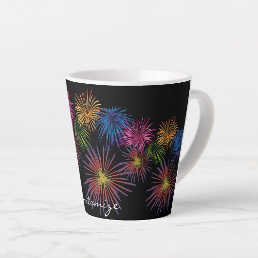 Fireworks Thunder_Cove exploiteren Latte Mok (Rechterhoek)