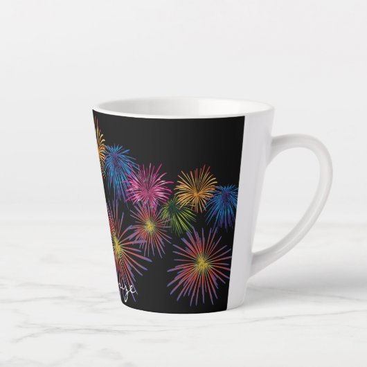 Fireworks Thunder_Cove exploiteren Latte Mok (Rechts)