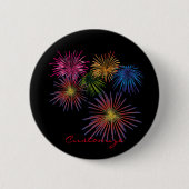 Fireworks Thunder_Cove exploiteren Ronde Button 5,7 Cm (Voorkant)
