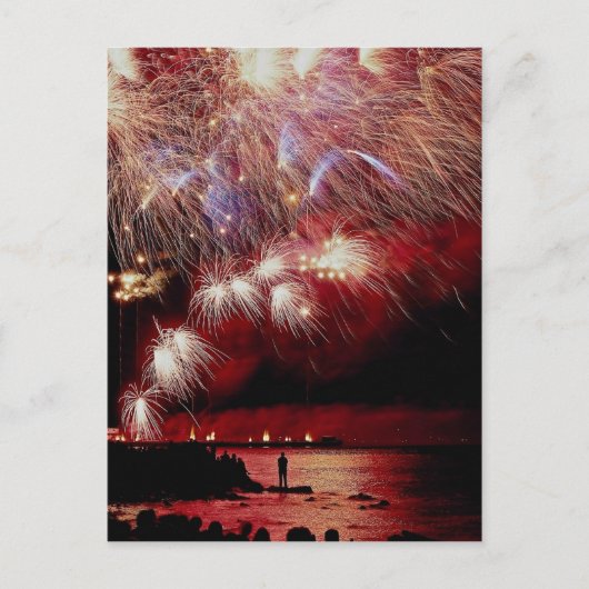 Fireworks, Toronto, Ontario, Canada Briefkaart (Voorkant)