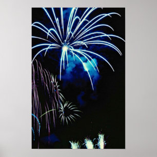 Fireworks, Toronto, Ontario, Canada Poster