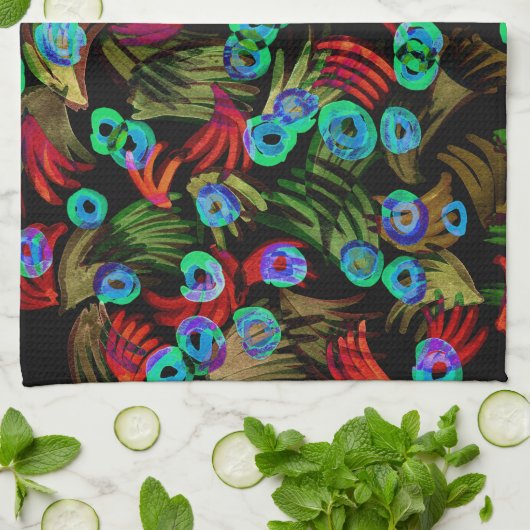 Fireworks Toucan Theedoek (Gevouwen)