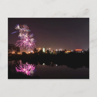 Fireworks voor vrijdagnacht briefkaart