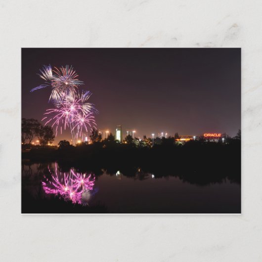 Fireworks voor vrijdagnacht briefkaart (Voorkant)