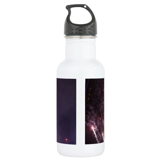 Fireworks Water Bottle 18oz Waterfles (Achterkant)