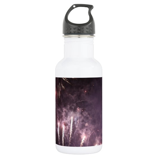 Fireworks Water Bottle 18oz Waterfles (Voorkant)