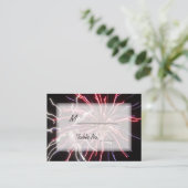 Fireworks Weddenschap Place Cards Plaatskaartje (Staand voorkant)