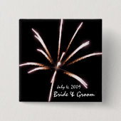 Fireworks Wedding Button (Voorkant)