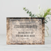 Fireworks Wedding Invitation Kaart (Staand voorkant)