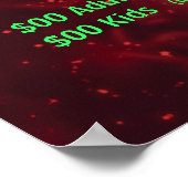 Fireworks-weergave adverteren poster, afdrukken poster (Hoek)