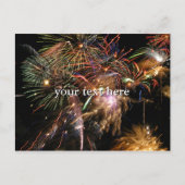 Fireworks-weergave Briefkaart (Voorkant)