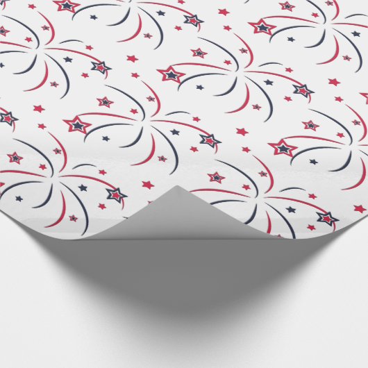 Fireworks-weergave Cadeaupapier (Hoek)