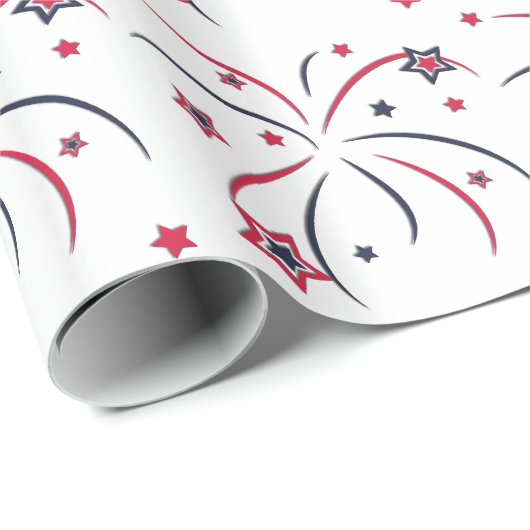 Fireworks-weergave Cadeaupapier (Rol Hoek)