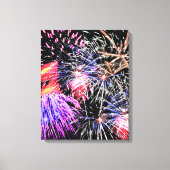 Fireworks-weergave Canvas Afdruk (Voorkant)