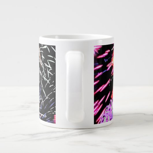 Fireworks-weergave Grote Koffiekop (Achterkant)
