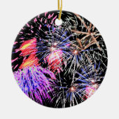Fireworks-weergave Keramisch Ornament (Voorkant)