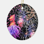 Fireworks-weergave Keramisch Ornament (Links)