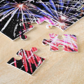 Fireworks-weergave Legpuzzel (Zijkant)