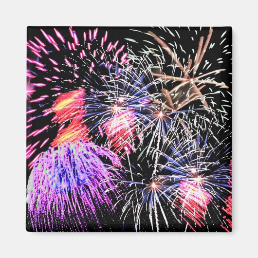 Fireworks-weergave Magneet (Voorkant)