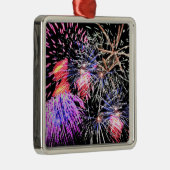 Fireworks-weergave Metalen Ornament (Rechts)