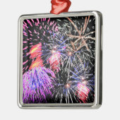Fireworks-weergave Metalen Ornament (Links)
