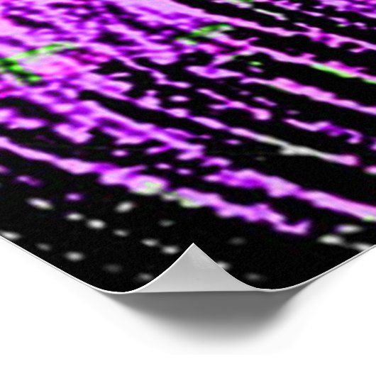 Fireworks-weergave Poster (Hoek)