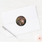 Fireworks-weergave Ronde Sticker (Envelop)