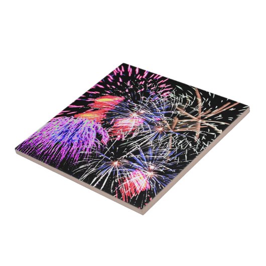Fireworks-weergave Tegeltje (Zijkant)