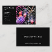 Fireworks-weergave Visitekaartje (Voorkant / Achterkant)