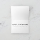 Fireworks with Friends Kaart (Binnen)