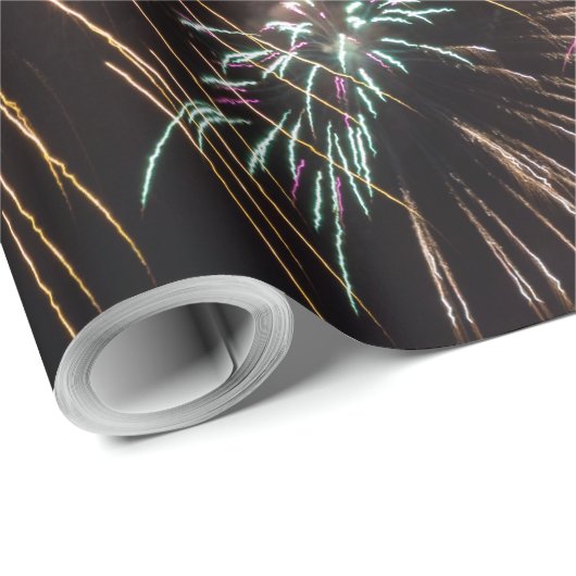 Fireworks Wrapping Paper Cadeaupapier (Rol Hoek)