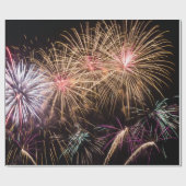 Fireworks Wrapping Paper Cadeaupapier (Vlak)